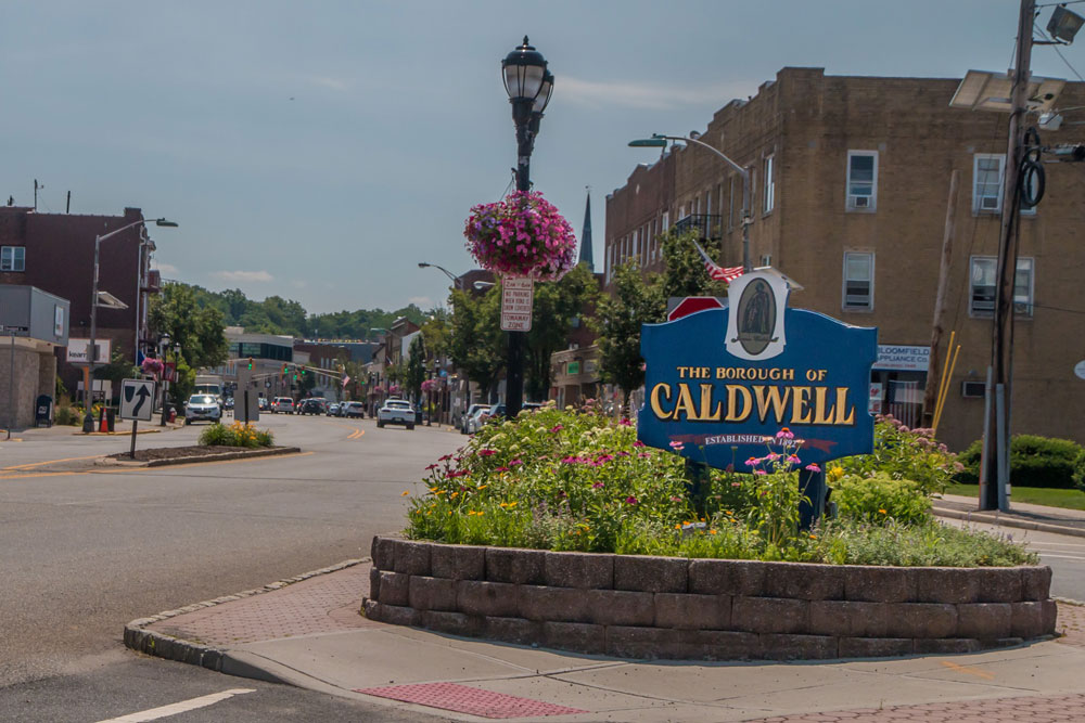 Fresh morning sunlight at the Caldwell Borough
