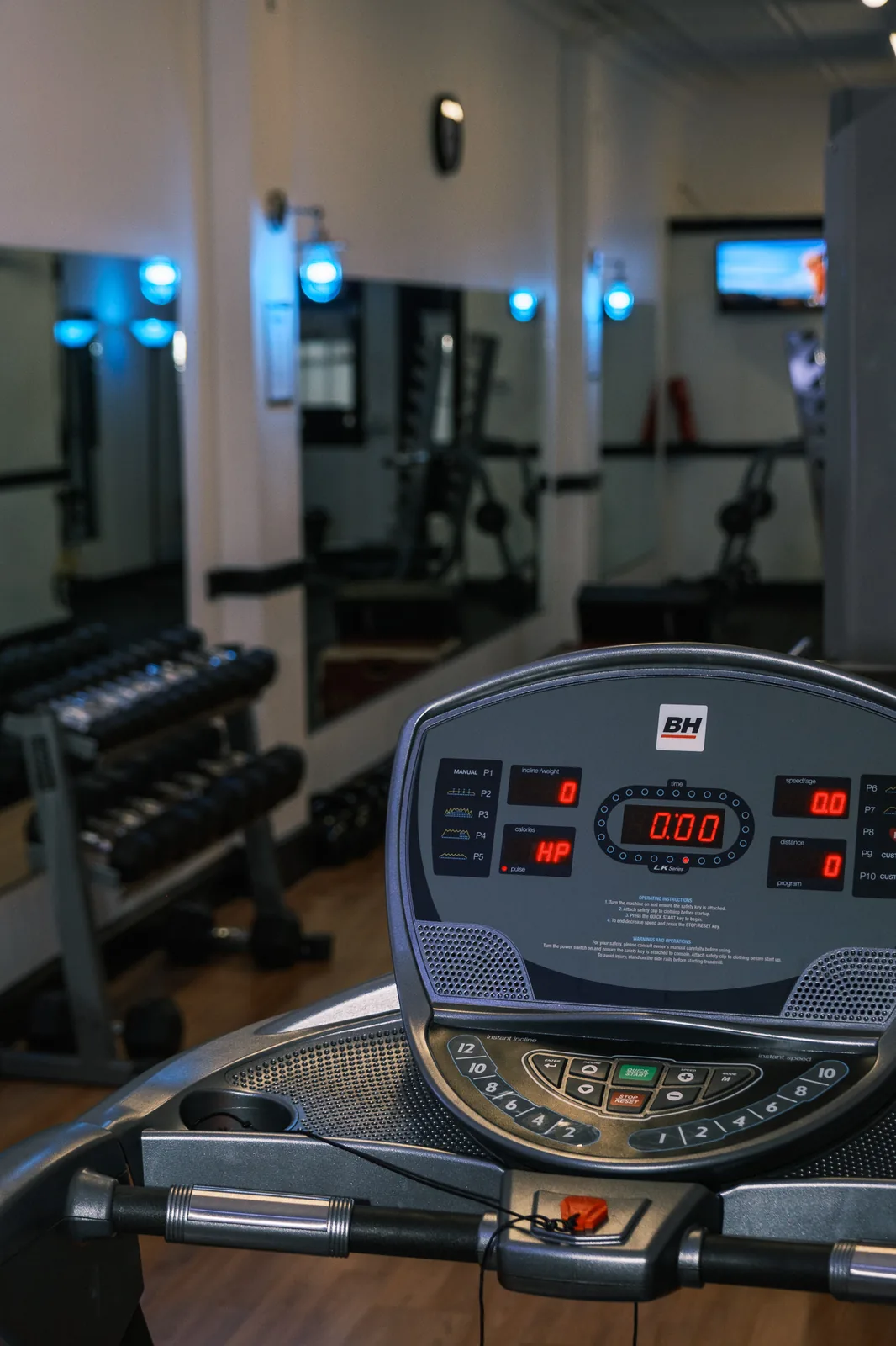 Treadmill and cardio equipment inside Turbo Personal Training